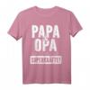 Herren Vatertag Herrentagsgeschenk: Meine Superkräfte Papa Und Opa T-Shirt - Persönliches Geschenk für Vater & Großvater zum Papatag, Männertag & Vatertag