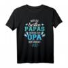 Besten Papas werden zum Opa befördert 2022 T-Shirt – Humorvolles Geschenk für werdende Großväter und Baby-News