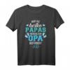 Besten Papas werden zum Opa befördert 2022 T-Shirt – Humorvolles Geschenk für werdende Großväter und Baby-News