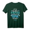 Besten Papas werden zum Opa befördert 2022 T-Shirt – Humorvolles Geschenk für werdende Großväter und Baby-News
