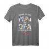 Ich Habe Zwei Titel Papa Und Opa Und Ich Rocke Sie Beide T-Shirt – Lustiges Vatertag Geschenk für Väter und Opas