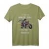 Lustiges Motorrad Opa T-Shirt - Cooler Biker Großvater mit Chrom-Design, perfekte Geschenkidee für Motorrad liebende Opas