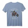 Lustiges Motorrad Opa T-Shirt - Cooler Biker Großvater mit Chrom-Design, perfekte Geschenkidee für Motorrad liebende Opas