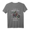 Lustiges Motorrad Opa T-Shirt - Cooler Biker Großvater mit Chrom-Design, perfekte Geschenkidee für Motorrad liebende Opas