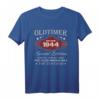 Vintage 80. Geburtstag Opa T-Shirt - Witziges Baujahr 1944 Oldtimer Outfit für den besonderen Anlass
