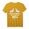 Stolzes Opa T-Shirt - Lustiges Geschenk zur Geburt, Weihnachten & Geburtstag für Großeltern, Paten & Verwandte