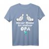 Stolzes Opa T-Shirt - Lustiges Geschenk zur Geburt, Weihnachten & Geburtstag für Großeltern, Paten & Verwandte