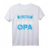 Herren Nachwuchs Werdender Opa Geschenk - Lustiges Baby Ankündigung Papa T-Shirt mit Spruch 'Das Leben ist viel schöner als Opa'