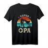 Superopa Superheld Vatertag Geschenk für Großväter - Bester Opa T-Shirt & Geburtstagsgeschenk von Enkelkindern