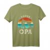 Superopa Superheld Vatertag Geschenk für Großväter - Bester Opa T-Shirt & Geburtstagsgeschenk von Enkelkindern