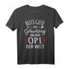 Bester Opa Geburtstags T-Shirt – Tollster Opi Geschenk von Enkelkindern für den besonderen Tag