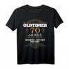 70. Geburtstag Oldtimer Vater Mann T-Shirt – Lustiges Geschenk für den runden Geburtstag, Papa, Opa & Jäger mit Jahrgang 1952