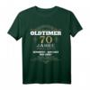 70. Geburtstag Oldtimer Vater Mann T-Shirt – Lustiges Geschenk für den runden Geburtstag, Papa, Opa & Jäger mit Jahrgang 1952