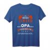 Dieses Tolle Opa T-Shirt mit Kindernamen - Persönliches Geschenk für stolze Großväter