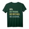 Lustiges Opa T-Shirt mit Spruch 'Der Mann. Der Mythos. Die Legende.' – Perfektes Geschenk zum Geburtstag, Weihnachten & für werdende Großväter