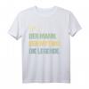 Lustiges Opa T-Shirt mit Spruch 'Der Mann. Der Mythos. Die Legende.' – Perfektes Geschenk zum Geburtstag, Weihnachten & für werdende Großväter
