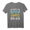 Herren So sieht ein richtig cooler Opa aus - Lustiges Sprüche Fun T-Shirt für Großeltern, Geburtstage & besondere Anlässe