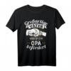 Großartige Väter werden zum Opa befördert - Lustiges Papa & Opa T-Shirt für Geburt, Taufe, Baby Shower & Familienfeiern