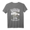 Großartige Väter werden zum Opa befördert - Lustiges Papa & Opa T-Shirt für Geburt, Taufe, Baby Shower & Familienfeiern