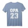 Opa 2023 Schwangerschaft Verkünden T-Shirt – Personalisiertes Geschenk zur Babyankündigung für Großväter
