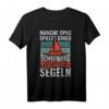 Echte Opas gehen Segeln - Segelboot Sprüche T-Shirt für Segleropas als Geschenkidee