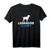 Labrador Opa T-Shirt – Hundeliebhaber Geschenk für Großväter, klassisch geschnitten, doppelt genähter Saum
