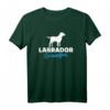 Labrador Opa T-Shirt – Hundeliebhaber Geschenk für Großväter, klassisch geschnitten, doppelt genähter Saum