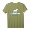 Labrador Opa T-Shirt – Hundeliebhaber Geschenk für Großväter, klassisch geschnitten, doppelt genähter Saum