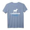 Labrador Opa T-Shirt – Hundeliebhaber Geschenk für Großväter, klassisch geschnitten, doppelt genähter Saum