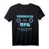 Lustiges Bademeister & Opa Schwimmbad T-Shirt mit Spruch - Geschenkidee für Rettungsschwimmer, Schwimmmannschaft & Vatertag