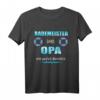 Lustiges Bademeister & Opa Schwimmbad T-Shirt mit Spruch - Geschenkidee für Rettungsschwimmer, Schwimmmannschaft & Vatertag