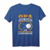 Herren Opa Die Tischtennis Legende T-Shirt – Lustiges Geschenk für Großvater, Rentner & Tischtennisspieler