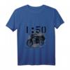 Damen 1:50 Benzin Im Blut Simson S51 T-Shirt mit V-Ausschnitt - Nostalgisches Mopedfahrer Motiv für Geburtstag & Schrauberfans
