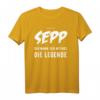 Lustiges Sepp T-Shirt - Beste Geschenkidee für Männer, Freunde, Bruder, Papa, Onkel & Opa mit Humor für Geburtstag & Weihnachten