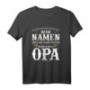 Vatertag Shirt Herren Geschenk für Opa und Großvater – Persönliches T-Shirt vom Sohn, Tochter oder Ehefrau, perfekt für Geburtstag, Weihnachten oder den ersten Vatertag