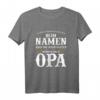 Vatertag Shirt Herren Geschenk für Opa und Großvater – Persönliches T-Shirt vom Sohn, Tochter oder Ehefrau, perfekt für Geburtstag, Weihnachten oder den ersten Vatertag