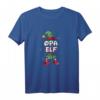 Opa Elfe Weihnachtsoutfit Partnerlook Geschenk - Festliches Weihnachts-T-Shirt mit Elfenhut, Socken & Schneeflocken für die Feiertage