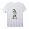 Opa Elfe Weihnachtsoutfit Partnerlook Geschenk - Festliches Weihnachts-T-Shirt mit Elfenhut, Socken & Schneeflocken für die Feiertage
