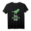 Opa-Saurus Rex Dino Dinosaur OpaSaurus Funny T-Shirt – Lustiges Geschenk für Großväter, Vatertag & Familienfeiern