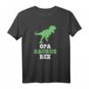 Opa-Saurus Rex Dino Dinosaur OpaSaurus Funny T-Shirt – Lustiges Geschenk für Großväter, Vatertag & Familienfeiern