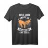 Opa und Enkelin Ein Herz und eine Seele T-Shirt – Persönliches Geschenk für Großvater zum Vatertag & besondere Anlässe