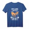 Opa und Enkelin Ein Herz und eine Seele T-Shirt – Persönliches Geschenk für Großvater zum Vatertag & besondere Anlässe