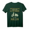 Unterschätze niemals alten Mann mit Roller T-Shirt – Lustiges Papa, Opa & Vatertagsgeschenk für Männer