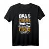 Opa Zwillinge Chaos Team T-Shirt – Lustiges Familiengeschenk für den besten Opa mit Enkelkindern