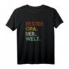 Bester Opa der Welt T-Shirt – Lustiges Vatertagsgeschenk für stolze Großväter & Papas