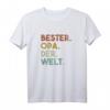 Bester Opa der Welt T-Shirt – Lustiges Vatertagsgeschenk für stolze Großväter & Papas