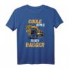 Coole Opas Fahren Bagger - Lustiges Baggerfahrer Opa T-Shirt für Geburtstage, Vatertag & Weihnachten