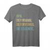 Vatertag Shirt Opa T-Shirt - Lustiges Geschenk mit Spruch für den besten Großvater, Weihnachten & Geburtstag