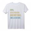 Vatertag Shirt Opa T-Shirt - Lustiges Geschenk mit Spruch für den besten Großvater, Weihnachten & Geburtstag