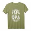 Ich Habe Zwei Titel Papa Und Opa & Ich Rocke Sie Beide - Humorvolles Familien-T-Shirt für Vatertag & Familienfeiern